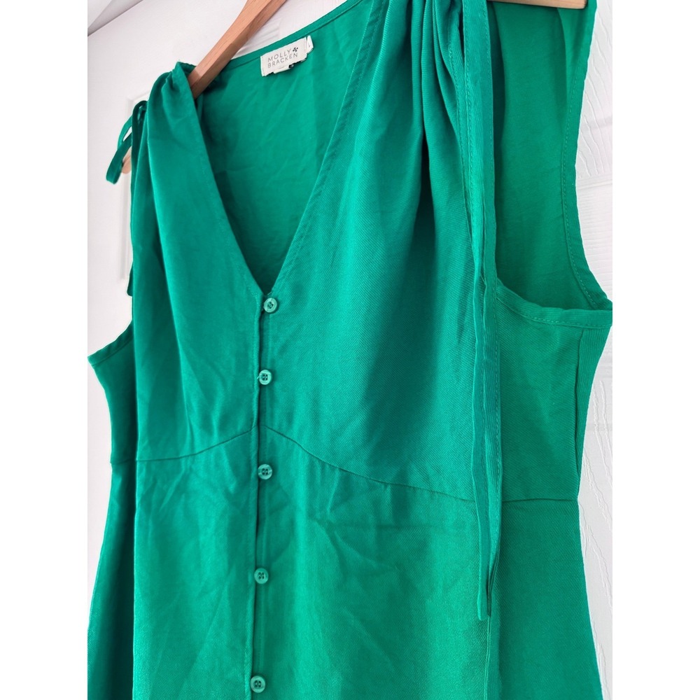 Molly Bracken Womens Green Maxi Dress Casual Spring - Picture 5 of 5